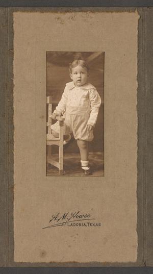[Photograph of an Young Unknown Child]