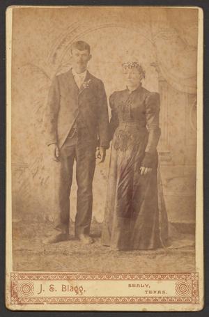 [Photograph of an Unknown Couple in Dark Clothing]
