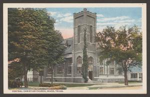 [Postcard of Central Christian Church in Waco, Texas]