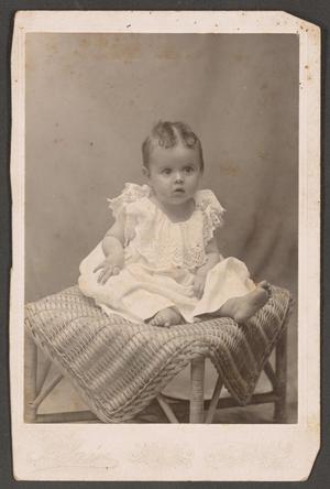 Primary view of object titled '[Photograph of a Small Toddler]'.