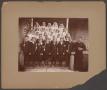 Photograph: [Photograph of Rev. Father Peter James Clancy and Group of Students #…