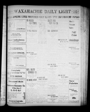 Primary view of object titled 'Waxahachie Daily Light (Waxahachie, Tex.), Vol. 21, No. 122, Ed. 1 Thursday, August 14, 1913'.
