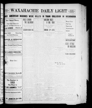 Waxahachie Daily Light (Waxahachie, Tex.), Vol. 20, No. 300, Ed. 1 Sunday, March 9, 1913