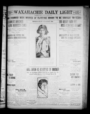 Waxahachie Daily Light (Waxahachie, Tex.), Vol. 21, No. [188], Ed. 1 Thursday, October 30, 1913