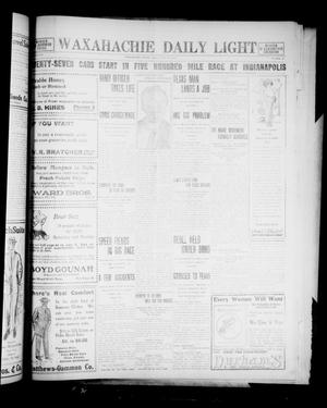 Primary view of object titled 'Waxahachie Daily Light (Waxahachie, Tex.), Vol. 21, No. 56, Ed. 1 Friday, May 30, 1913'.