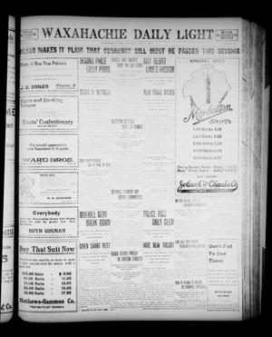 Waxahachie Daily Light (Waxahachie, Tex.), Vol. 21, No. 115, Ed. 1 Wednesday, August 6, 1913
