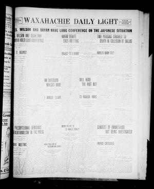 Waxahachie Daily Light (Waxahachie, Tex.), Vol. 21, No. 44, Ed. 1 Sunday, May 18, 1913