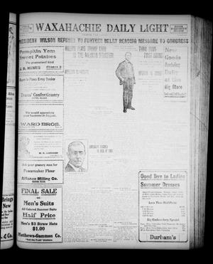 Waxahachie Daily Light (Waxahachie, Tex.), Vol. 21, No. 133, Ed. 1 Wednesday, August 27, 1913