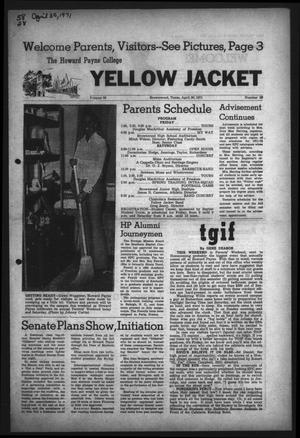 The Howard Payne College Yellow Jacket (Brownwood, Tex.), Vol. 58, No. 28, Ed. 1  Friday, April 30, 1971