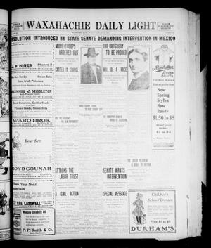 Waxahachie Daily Light (Waxahachie, Tex.), Vol. 20, No. 287, Ed. 1 Monday, February 24, 1913