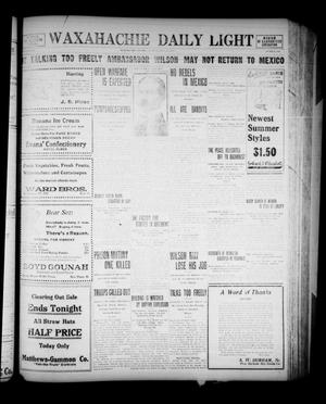 Waxahachie Daily Light (Waxahachie, Tex.), Vol. 21, No. 106, Ed. 1 Saturday, July 26, 1913