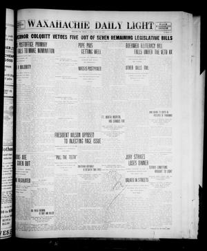 Waxahachie Daily Light (Waxahachie, Tex.), Vol. 21, No. 16, Ed. 1 Sunday, April 20, 1913