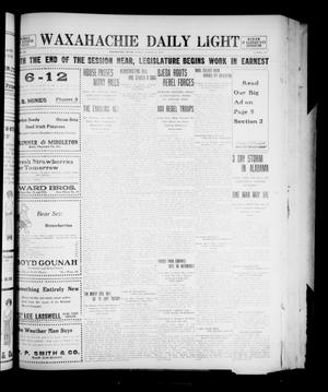 Waxahachie Daily Light (Waxahachie, Tex.), Vol. 20, No. 307, Ed. 1 Sunday, March 16, 1913