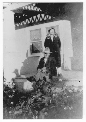 [John and Jennie Blankenship on a Porch]