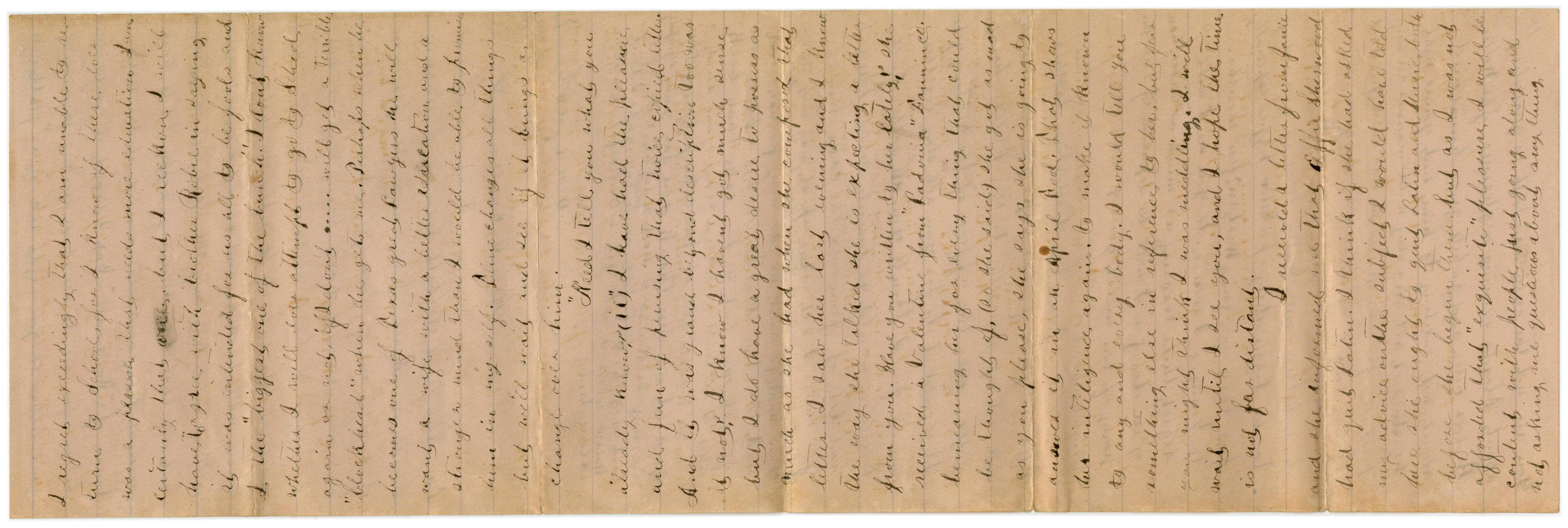 [Letter from Emma Davis to John C. Brewer, March 2, 1879]
                                                
                                                    [Sequence #]: 2 of 6
                                                