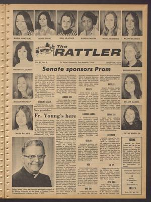 Primary view of object titled 'The Rattler (San Antonio, Tex.), Vol. 57, No. 8, Ed. 1 Thursday, January 25, 1973'.