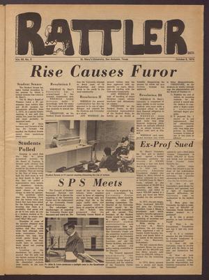 Rattler (San Antonio, Tex.), Vol. 59, No. 3, Ed. 1 Tuesday, October 8, 1974
