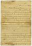 Primary view of [Letter from John C. Brewer to Emma Davis, October 15, 1878]