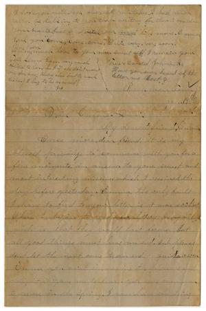 [Letter from John C. Brewer to Emma Davis, January 19, 1879]