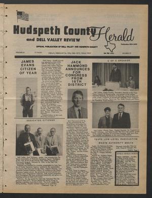 Hudspeth County Herald and Dell Valley Review (Dell City, Tex.), Vol. 26, No. 27, Ed. 1 Friday, February 24, 1984