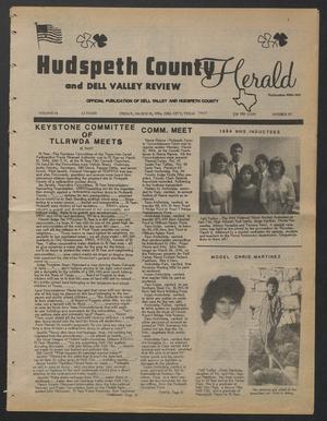 Hudspeth County Herald and Dell Valley Review (Dell City, Tex.), Vol. 26, No. 30, Ed. 1 Friday, March 16, 1984