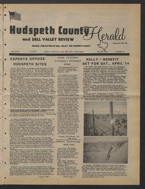 Hudspeth County Herald and Dell Valley Review (Dell City, Tex.), Vol. 26, No. 32, Ed. 1 Friday, March 30, 1984