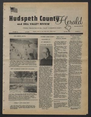 Primary view of object titled 'Hudspeth County Herald and Dell Valley Review (Dell City, Tex.), Vol. 26, No. 47, Ed. 1 Friday, July 13, 1984'.