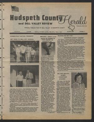 Primary view of object titled 'Hudspeth County Herald and Dell Valley Review (Dell City, Tex.), Vol. 28, No. 9, Ed. 1 Friday, October 19, 1984'.