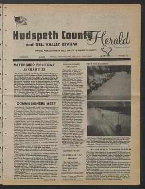 Hudspeth County Herald and Dell Valley Review (Dell City, Tex.), Vol. 28, No. 22, Ed. 1 Friday, January 18, 1985