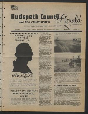 Hudspeth County Herald and Dell Valley Review (Dell City, Tex.), Vol. 28, No. 27, Ed. 1 Friday, February 22, 1985