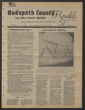 Primary view of object titled 'Hudspeth County Herald and Dell Valley Review (Dell City, Tex.), Vol. 28, No. 43, Ed. 1 Friday, June 21, 1985'.