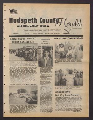 Hudspeth County Herald and Dell Valley Review (Dell City, Tex.), Vol. 29, No. 11, Ed. 1 Friday, November 8, 1985