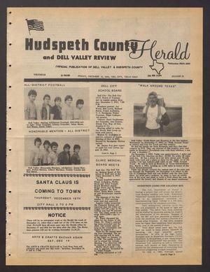 Primary view of object titled 'Hudspeth County Herald and Dell Valley Review (Dell City, Tex.), Vol. 29, No. 16, Ed. 1 Friday, December 13, 1985'.