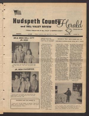 Primary view of object titled 'Hudspeth County Herald and Dell Valley Review (Dell City, Tex.), Vol. 29, No. 28, Ed. 1 Friday, March 7, 1986'.