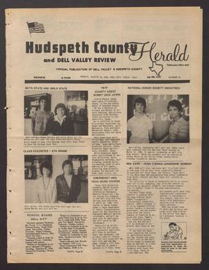 Hudspeth County Herald and Dell Valley Review (Dell City, Tex.), Vol. 29, No. 30, Ed. 1 Friday, March 21, 1986