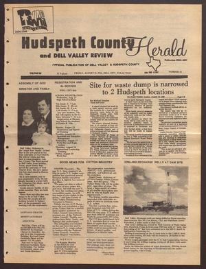 Hudspeth County Herald and Dell Valley Review (Dell City, Tex.), Vol. 29, No. 51, Ed. 1 Friday, August 15, 1986