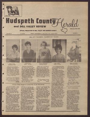 Hudspeth County Herald and Dell Valley Review (Dell City, Tex.), Vol. 30, No. 3, Ed. 1 Friday, September 12, 1986