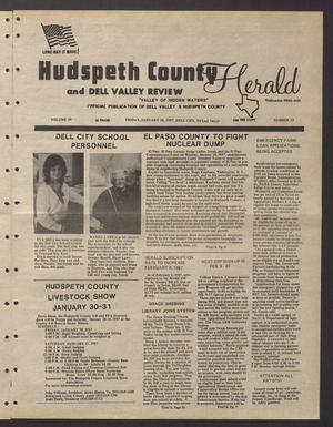 Hudspeth County Herald and Dell Valley Review (Dell City, Tex.), Vol. 30, No. 23, Ed. 1 Friday, January 30, 1987