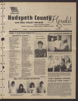 Hudspeth County Herald and Dell Valley Review (Dell City, Tex.), Vol. 30, No. 33, Ed. 1 Friday, April 10, 1987
