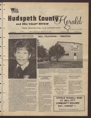 Primary view of object titled 'Hudspeth County Herald and Dell Valley Review (Dell City, Tex.), Vol. 30, No. 49, Ed. 1 Friday, July 31, 1987'.