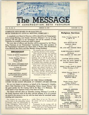 The Message, Volume 2, Number 19, January 1948