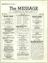 Journal/Magazine/Newsletter: The Message, Volume 6, Number 9, May 1952