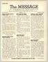 Journal/Magazine/Newsletter: The Message, Volume 9, Number 2, October 13, 1954