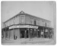Photograph: [Businesses in Lavaca County Courthouse Square]