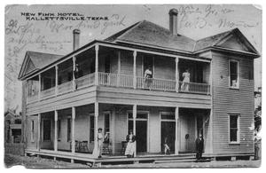 Primary view of object titled 'New Fink Hotel'.