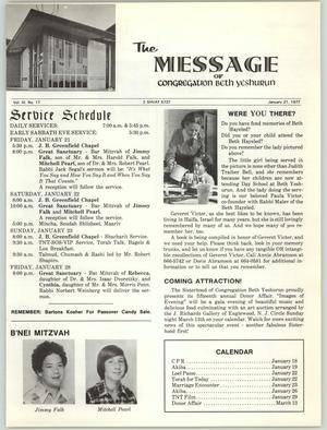 The Message, Volume 4, Number 17, January 1977