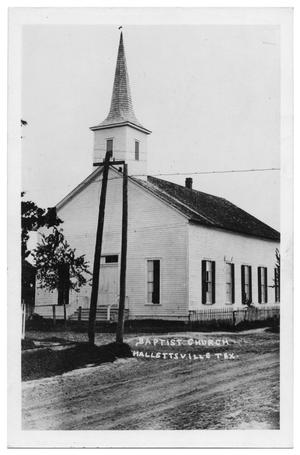Primary view of object titled 'Baptist Church'.