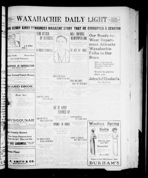 Waxahachie Daily Light (Waxahachie, Tex.), Vol. 20, No. 303, Ed. 1 Wednesday, March 12, 1913