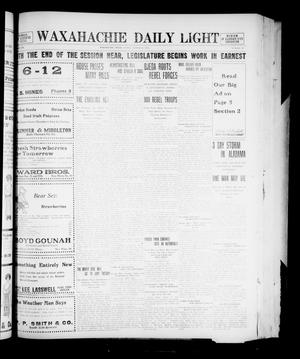 Waxahachie Daily Light (Waxahachie, Tex.), Vol. 20, No. 307, Ed. 1 Sunday, March 16, 1913
