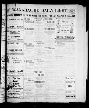 Waxahachie Daily Light (Waxahachie, Tex.), Vol. 21, No. 12, Ed. 1 Wednesday, April 16, 1913